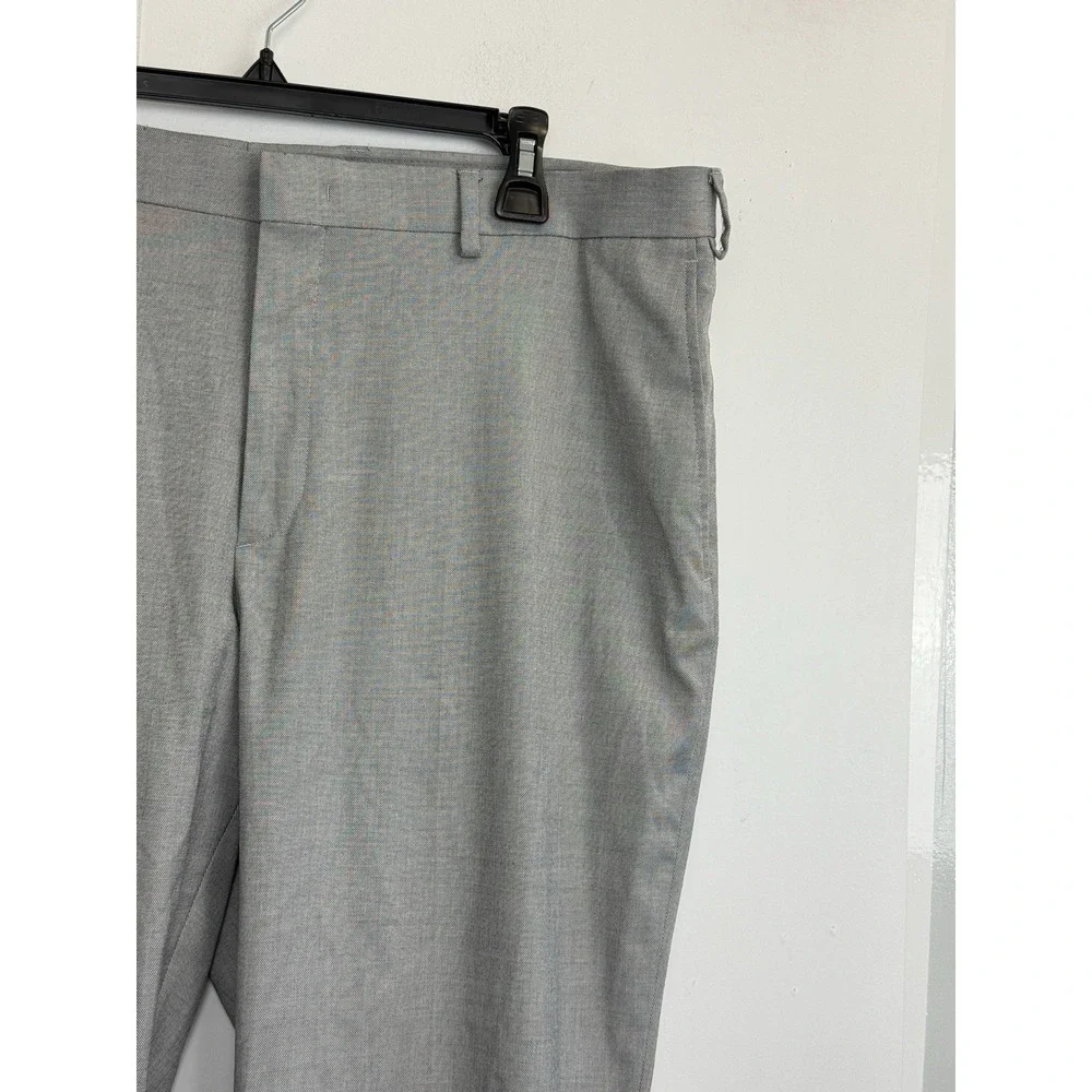 Apartment 9 Premier Flex Slim Fit Dress Pants‎ Mens 38x32 Gray Stretch